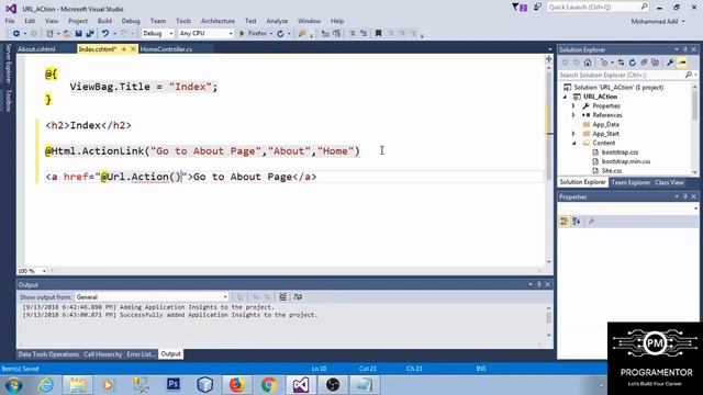 13 | Difference between HTML.ActionLink And Url.Action In ASP.NET MVC | HTML Helpers (Hindi/Urdu) смотреть онлайн