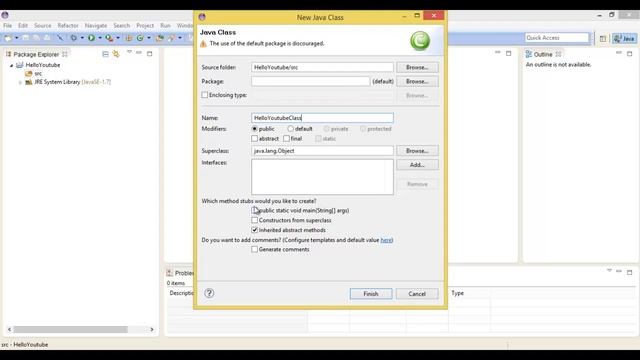 Java Programming Tutorials #1 - Installing Eclipse and Hello Youtube! смотреть онлайн