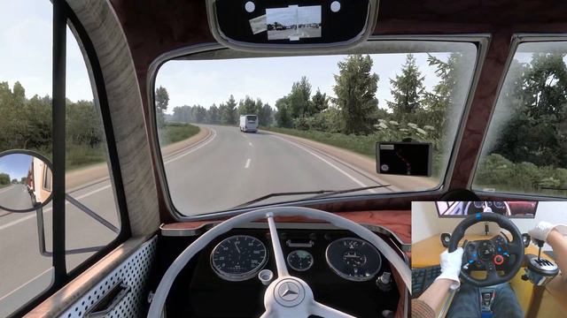 Euro Truck Simulator 2 1.40 | MERCEDES BENZ LP – 331 Realistic Driving | 4K60 смотреть онлайн