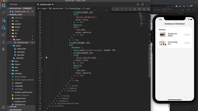 Modern Shop UI Design Mobile App Flutter Tutorial смотреть онлайн
