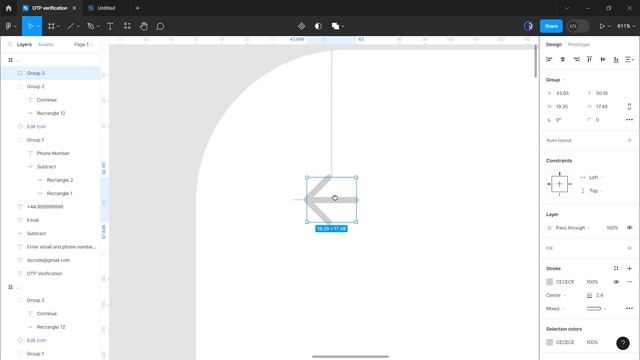 OTP Verification App Screen UI/UX Design And Prototype | Figma Tutorial смотреть онлайн
