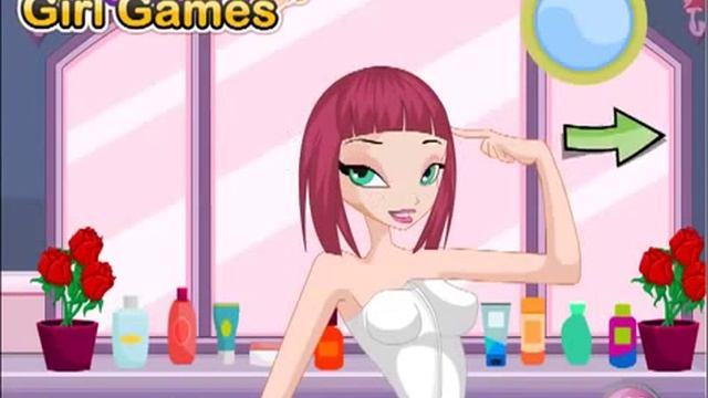 Бесплатные игры онлайн Fantastic New Hairstyle Games Фантастическая прическа, делаем прическу, иг смотреть онлайн