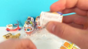 Киндер Сюрпризы ANIMAL PLANET 2015 Обзор Игрушки ПЛАНЕТА ЖИВОТНЫХ Rare Kinder Surprise eggs unboxin