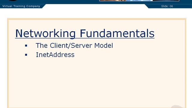 VTC Player Advanced Java Programming Java SE 7, Networking Fundamentals смотреть онлайн