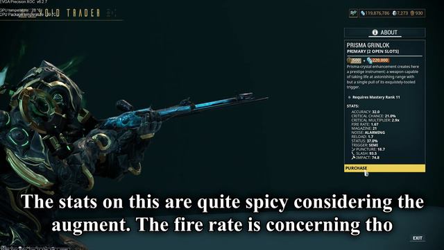 WARFRAME - Baro 08/03/2019 Inventory (NEW PRISMA!!) смотреть онлайн