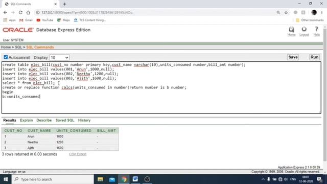 RDBMS || PL/SQL || Sample Program -3 || Electricity bill || Calicut university syllabus. смотреть онлайн