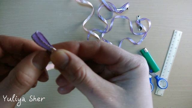 Я в Шоке .Очень Красиво. Как сделать плетенку из лент Своими руками. смотреть онлайн