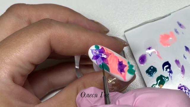 РАКУШКА: летний простой дизайн ногтей гель лаки kinetics