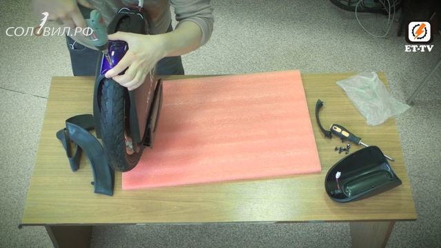 Et-Tv - Разобрать моноколесо для замены камеры