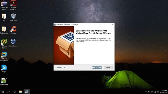 Oracle VirtualBox Installation on Windows 10 OS смотреть онлайн