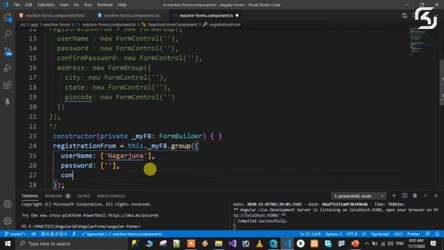 #Angular10 in Telugu #52 Reactive Forms: FormBuilder Service in #Angular10 in Telugu | RSK Helplin смотреть онлайн