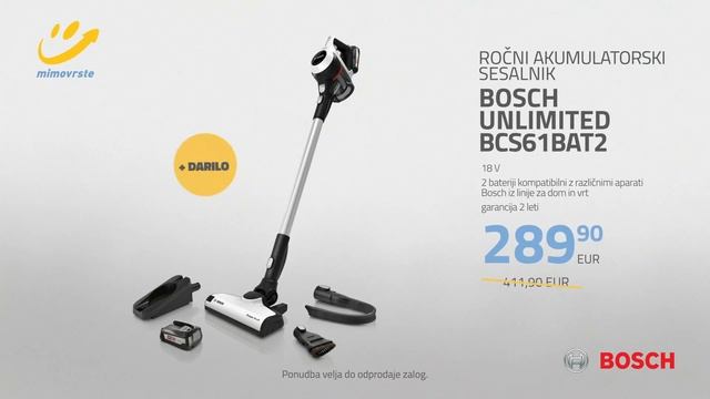 mimovrste=) Bosch Unlimited BCS61BAT2 // Skupaj v vsem ? смотреть онлайн