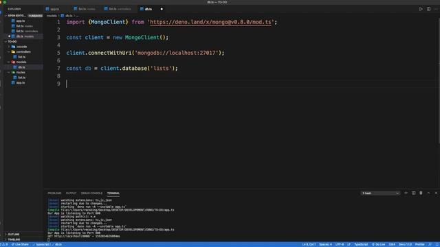 Create To Do List App using Deno, Oak, MongoDB and View Engine - Part-1 : Setting Up Project смотреть онлайн