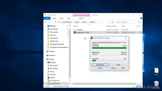 WordPress Tutorial for Beginners - Install XAMPP, WordPress Localhost and Set up Database - Part 8 смотреть онлайн