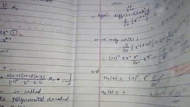 Generating functions of Hermite Polynomials|| смотреть онлайн