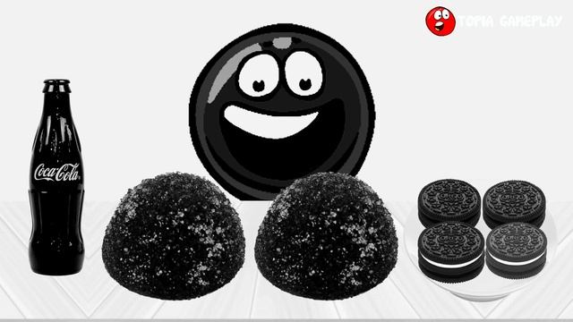 BLACK FOOD MUKBANG - RED BALL 4 ANIMATION MUKBANG #5 смотреть онлайн