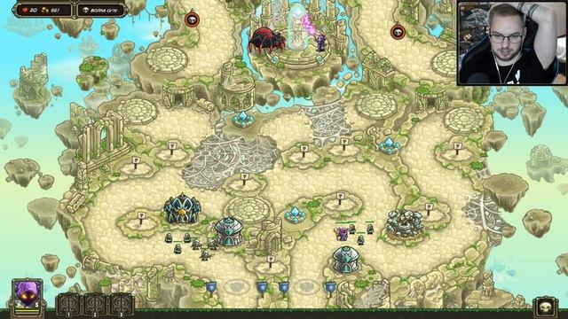 ФИНАЛ! Босс и много пауков. 14, 15 УРОВНИ / Эп. 7 / Kingdom Rush Origins смотреть онлайн