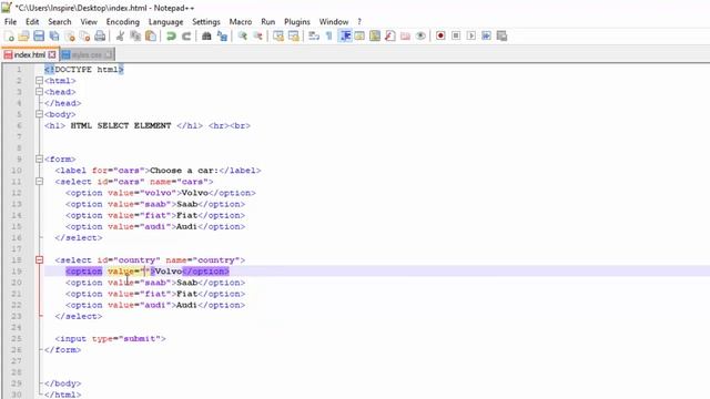 Web designing ! Lec 72 Select element in html ! HTML Select Tag смотреть онлайн