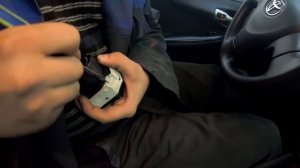 Замена лампочек на регуляторе печки Тойота Королла 150.Toyota Corolla (E150).