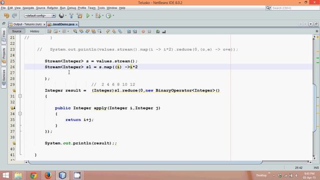 17.15 Java 8 Stream Api Features part 13 Function BinaryOperator BiFunction Interface Lambda смотреть онлайн
