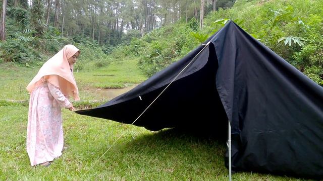 WILD CAMPING • ADVENTURE IN JAGABELA CAMPGROUND • VERY QUIET • RELAXING SOUNDS • ASMR смотреть онлайн