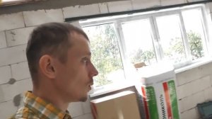 Установка твердотопливного котла и строительство трубы.