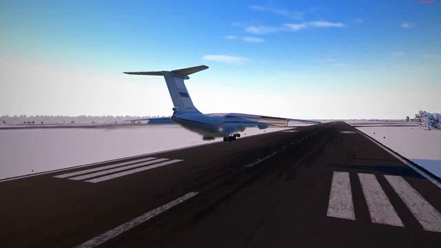 Две визуальные посадки на военном аэродроме Чкаловский. ИЛ-76МД. X-Plane 11. Xenviro 1.16 смотреть онлайн
