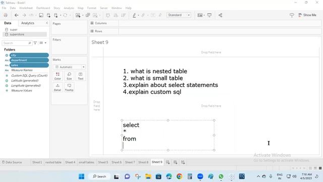 Interview queries Nested table+Small table+customsql+select statments in sql смотреть онлайн
