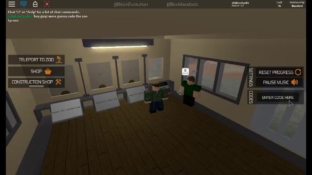 Roblox Zoo Tycoon Code смотреть онлайн