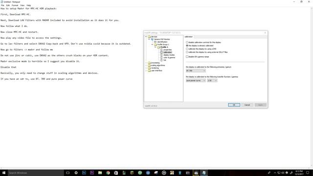 How to setup Madvr for HDR content - MPC-HC - NVIDIA GPU смотреть онлайн