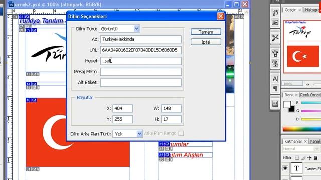 Adobe Photoshop CS3 egitim seti Turkce,ders10_03_link_vermek.flv смотреть онлайн