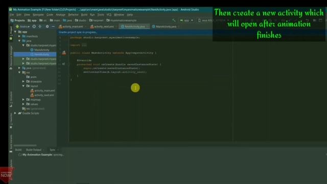 Create a Rotate Animation on TextView in Android XML смотреть онлайн