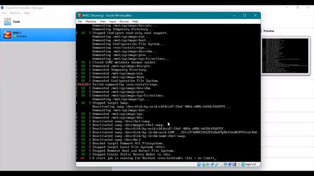 How to reset root password in rescue mode using oracle Virtual box -6.1 смотреть онлайн