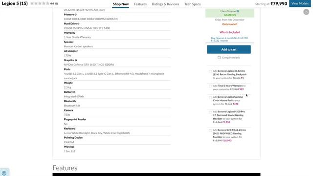 Lenovo Legion 5 AMD Ryzen 5 4600H GTX 1650Ti Launched in India | Ryzen 7 4800H RTX 2060 Coming Soon смотреть онлайн