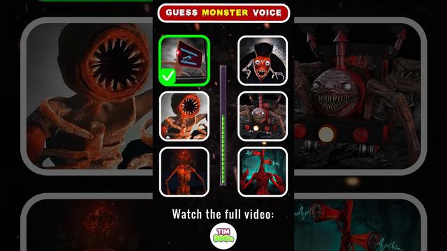 Can you guess the Monster's voice correctly? Which Monster's voice is the scariest | Eat Monster's смотреть онлайн