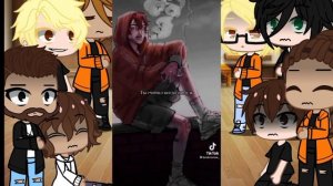 реакция персонажей"ВРИ" на нила и Натаниэля(au ворон)1/1