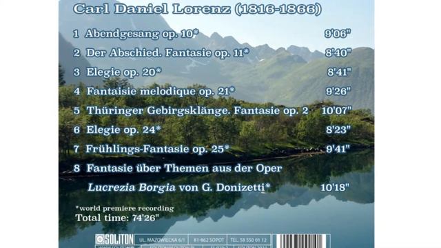 Abendgesang op. 10 // Horn Fantasy - utwory na róg i fortepian C.D. Lorenza смотреть онлайн