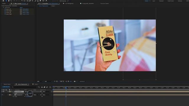 After Effects Tutorial: Keylight Effect Tracker Screen Replacement смотреть онлайн