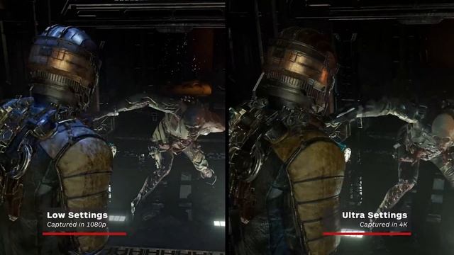 Dead Space PC Graphics Comparison: Low vs. Ultra Settings смотреть онлайн