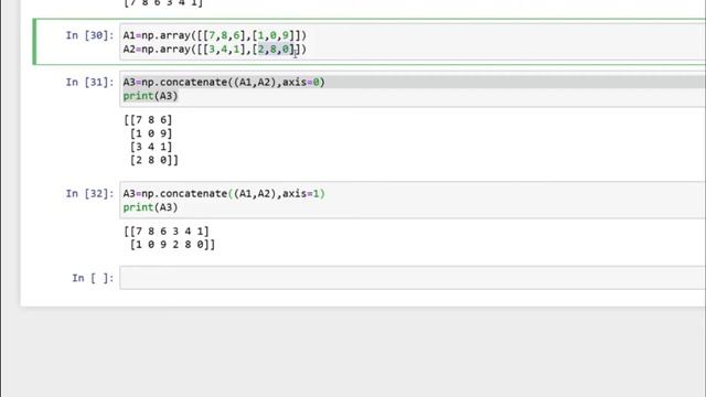 NumPy Tutorial #8 : Joining in array смотреть онлайн