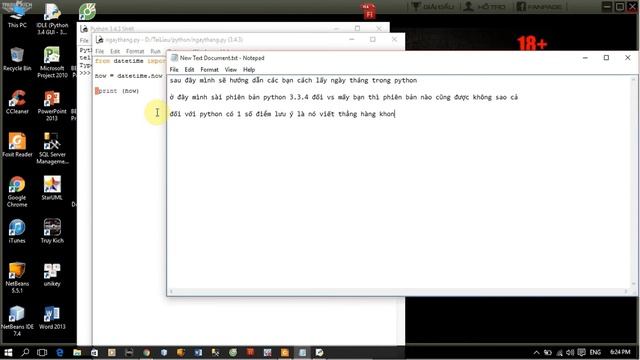 DATE and TIME in PYTHON смотреть онлайн