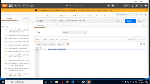 React and node JS project #24 Delete Product API смотреть онлайн