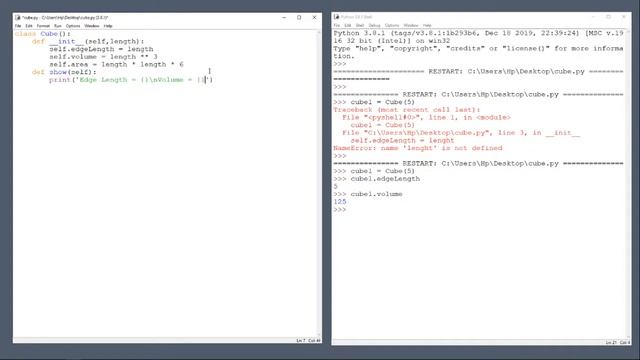 Create Cube Class With PYTHON - OOP смотреть онлайн