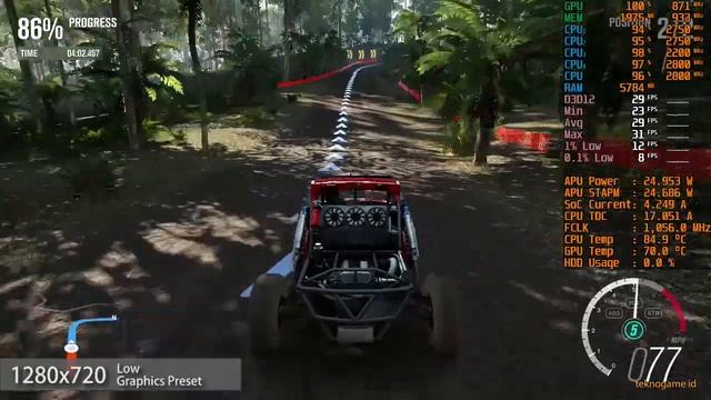 Forza Horizon 3 | AMD Ryzen 3 3200U Vega 3 | Gameplay Benchmark смотреть онлайн