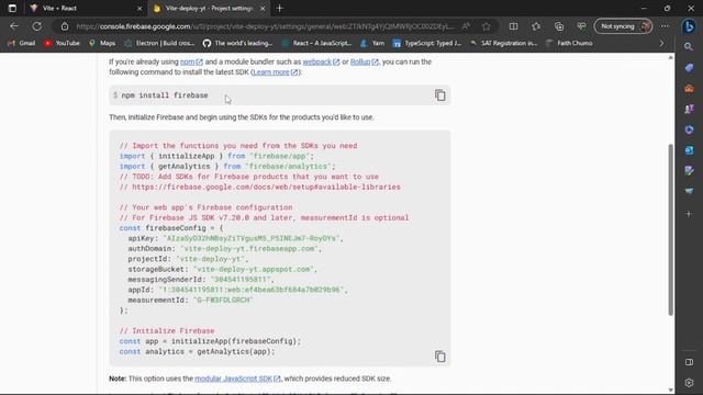 How to deploy a React⚛️ - Vite app to Firebase ?. смотреть онлайн