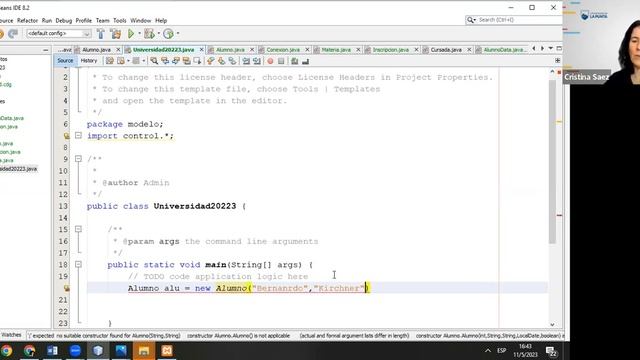 AlumnoData, Insert, Update, Select, Operaciones sobre Base de Datos. Laboratorio de Programación смотреть онлайн