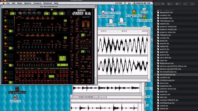The Threshold - Macintosh Classic OS 9 - ReBirth 338 - Electronic music 1998 смотреть онлайн