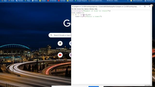 Python how to sort names смотреть онлайн