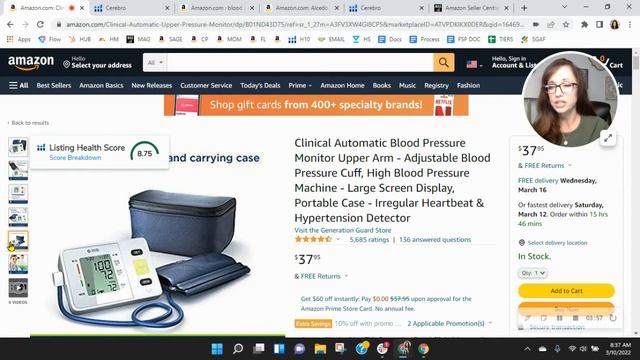 ASIN Review: Generation Guard Clinical Automatic Blood Pressure Monitor Upper Arm - Amazon FBA смотреть онлайн