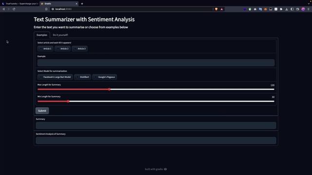 Summarizing Text with Transformers and deploying it as Gradio App смотреть онлайн